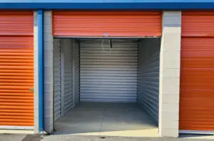 Drive up storage units.